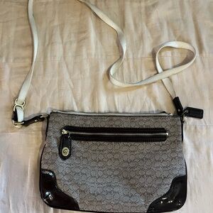 Coach Black and Gray Crossbody Bag